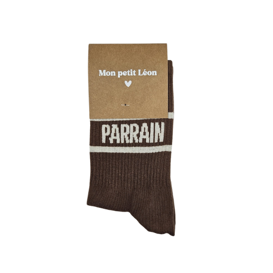 Chaussettes homme marron - Parrain