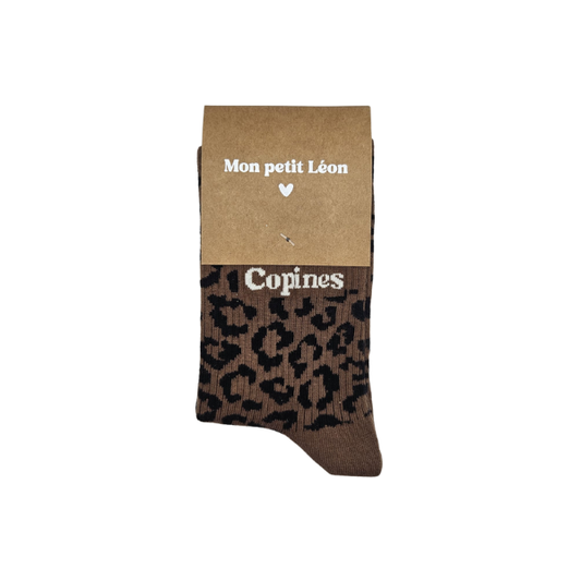 Chaussettes femme léopard - Copines