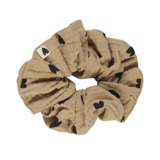 Atelier Wagram - Chouchou - gaze coeurs beige