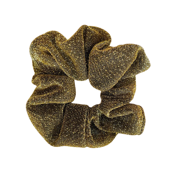 Chouchou paillettes - Doré