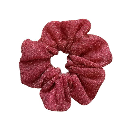 Chouchou paillettes - Rose