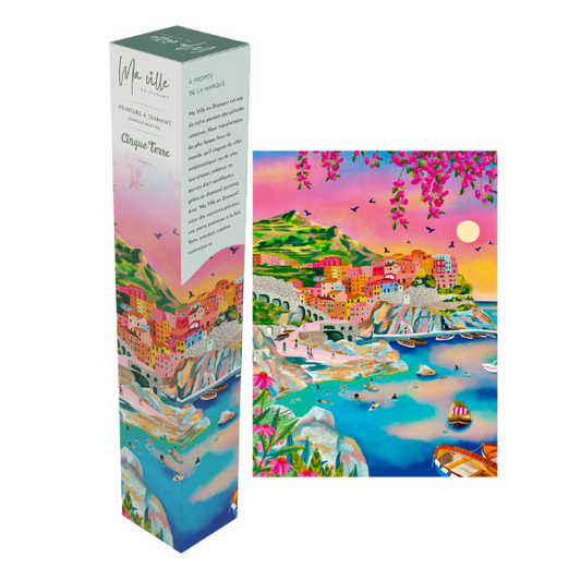 Ma Ville en Diamant – Kit de Diamond Painting Cinque terre