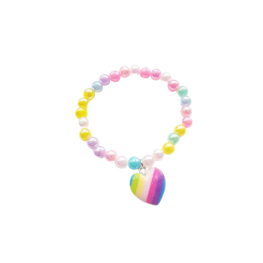 Bracelet multicolore - cœur