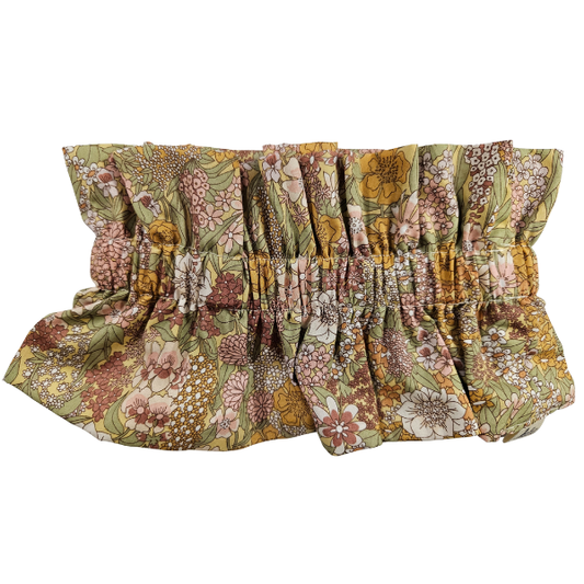 Juliemoon - Col froufrou amovible - Fleurie kaki