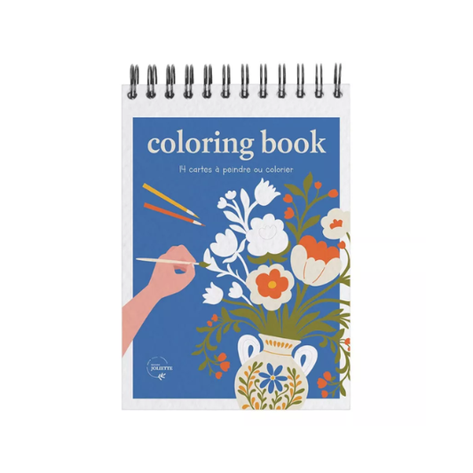 Maison Joliette - Carnet de coloriage A6 - Bloom