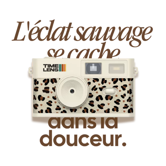 TimeLens® - Appareil photo Cream Leopard