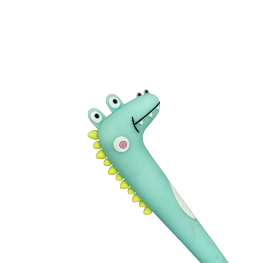 Yuko B - Stylos rigolo - Crocodile - Bleu