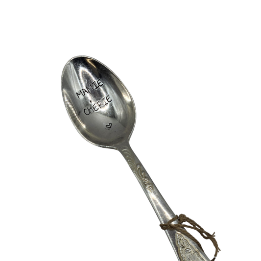 Cuillère gravée à la main - Mamie chérie