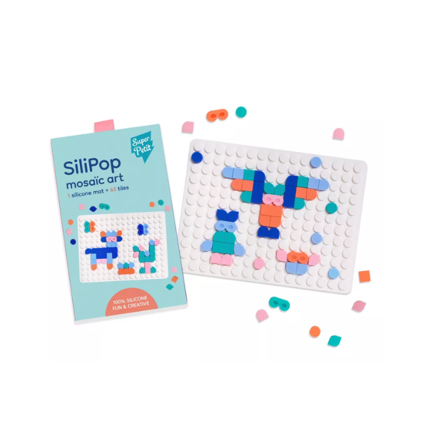 Super Petit - Silipop mosaïques à clipser - Blanc