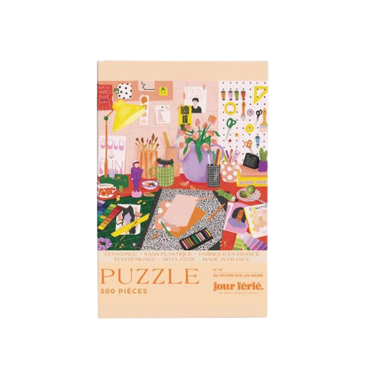 Jour férié - Puzzle 500 pièces - Du feutre sur les mains