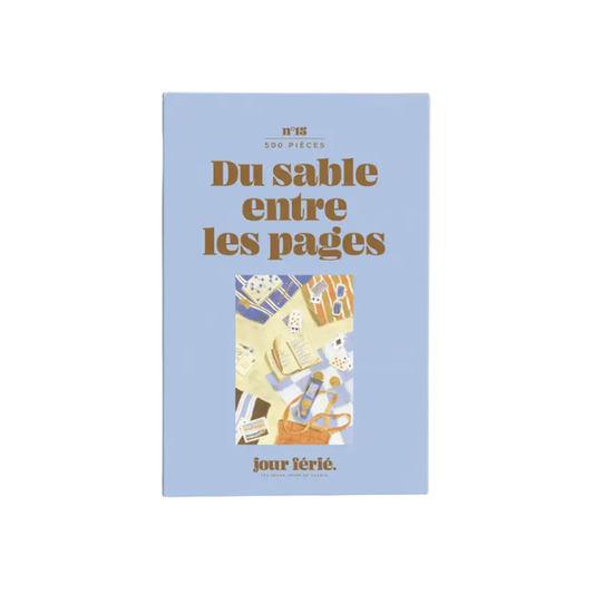 Jour férié - Puzzle 500 pièces - Du sable entre les pages