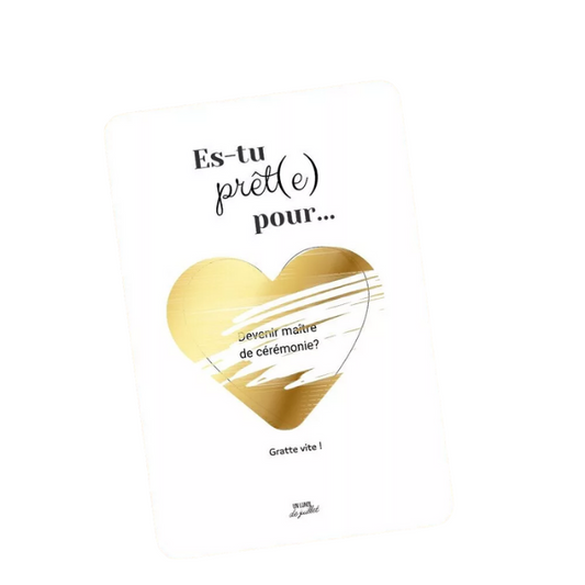 Carte à gratter - Es-tu prêt(e) pour...
