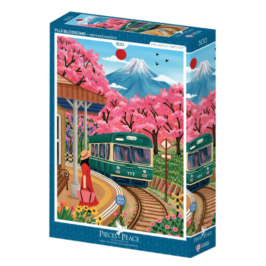 Puzzle Piece&Peace 500 pièces - Fuji Blossoms