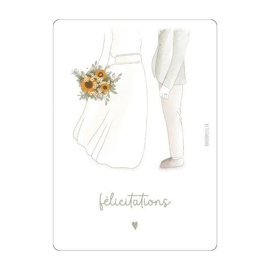 Carte "Félicitation" - PapierPoetic