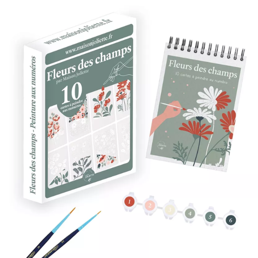 Maison Joliette - Peinture aux numéros - Fleurs des champs