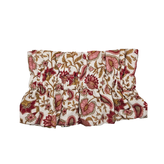 Juliemoon - Col froufrou amovible - Indienne