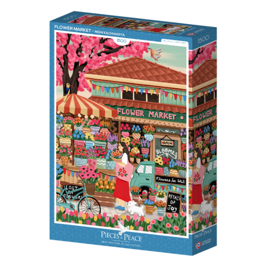 Puzzle Piece&Peace 1500 pièces - Flower Market