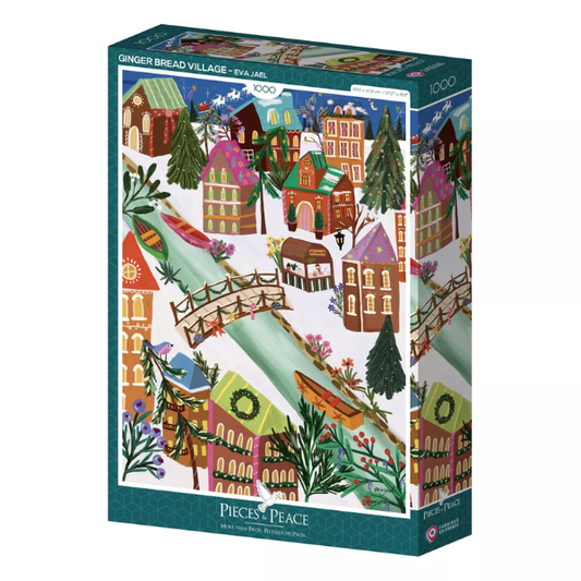 Puzzle Pieces&Peace 1000 Pièces - Ginger bread village