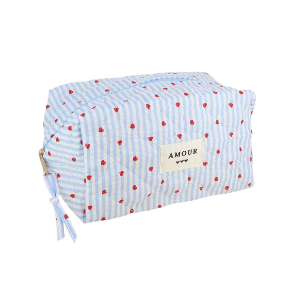 Bohm - Trousse de toilette - Coeur bleu