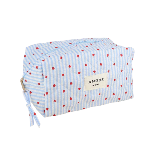 Bohm - Trousse de toilette - Coeur bleu