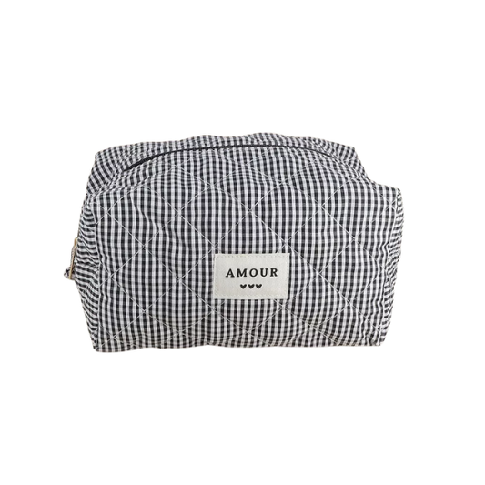 Bohm - Trousse de toilette - Vichy noir