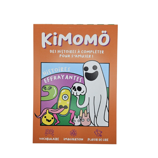 KIMOMÖ – Livres d’histoires à compléter -"Histoires effrayantes"