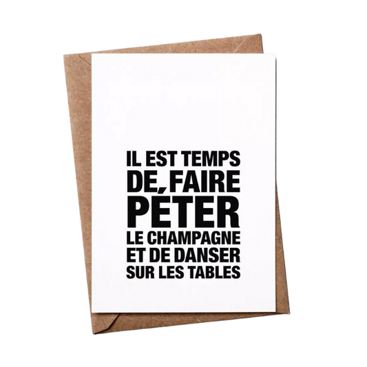 Bulma Carte anniversaire - Il est temps de faire la fête
