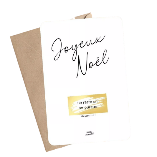 Carte à gratter - Joyeux Noël