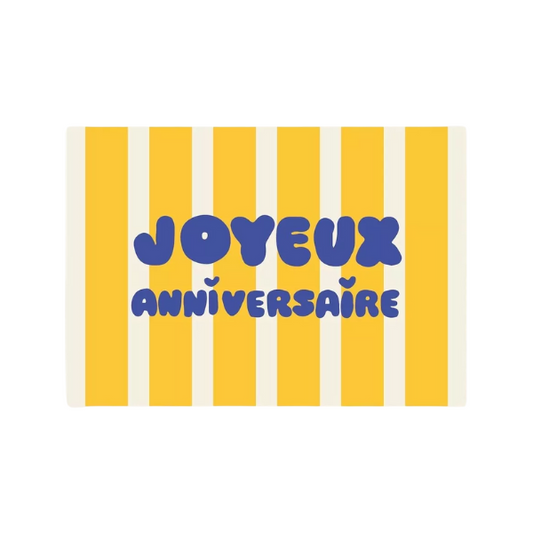 Quartier libre - Carte Joyeux anniversaire