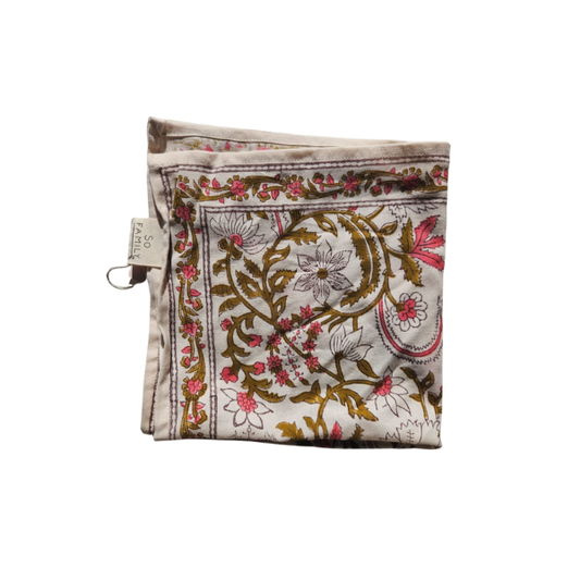 So family - Foulards Delhi Cerisier - 50x50cm