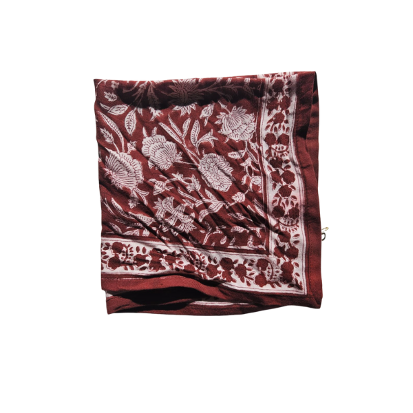 So family - Foulards Delhi Gaya Carmin - 50x50cm