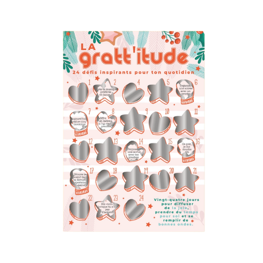 Calendrier de l’Avent à gratter – Spécial Grattitude