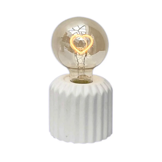 Lampe Décorative Blanche - Coeur