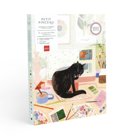 Peinture à Numéro Petit Pinceau - La pause du chat