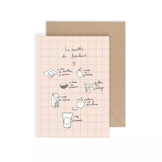 Carte– My Lovely Thing - Recette Bonheur