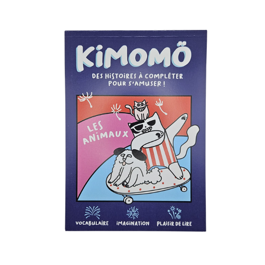 KIMOMÖ – Livres d’histoires à compléter -"Les animaux"