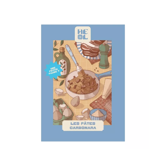 Trevell - Mini Puzzle – 99 pièces | Les Éditions Heol - Les Pâtes Carbonara