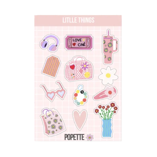 Popette - Planche de stickers holographiques - Little Things