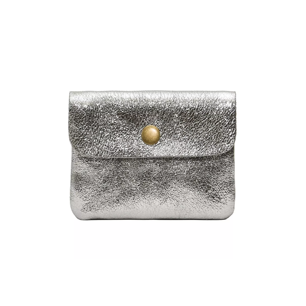 Porte-monnaie Luce metal - Argent