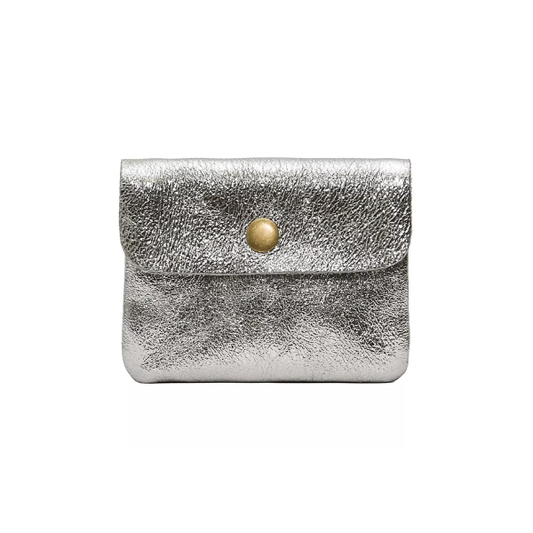 Porte-monnaie Luce metal - Argent