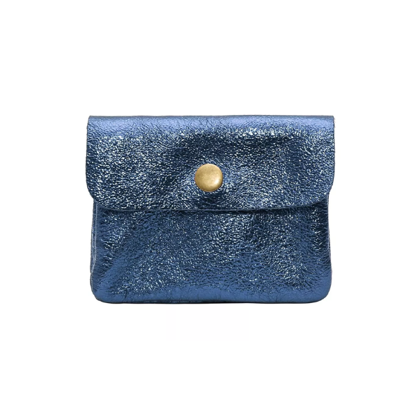 Porte-monnaie Luce metal - Bleu