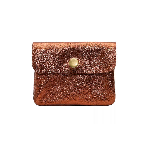 Porte-monnaie Luce metal - Bronze