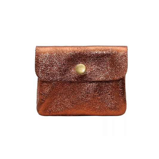 Porte-monnaie Luce metal - Bronze