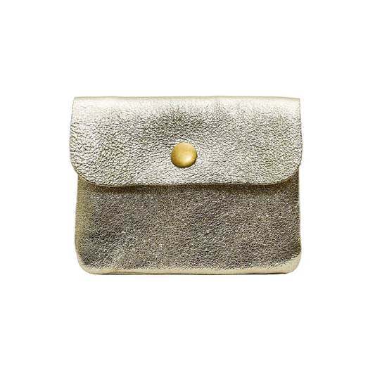 Porte-monnaie Luce metal - Doré