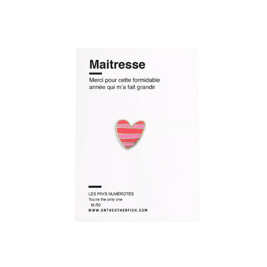 Les imprimeuses - Pin's Maîtresse
