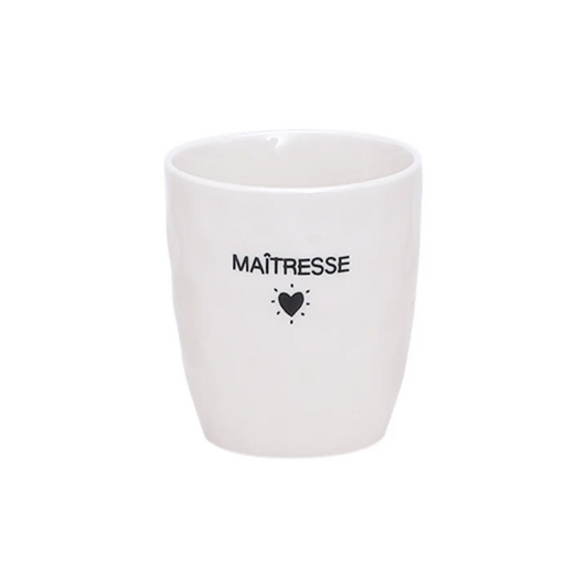Gobelet message - Maitresse