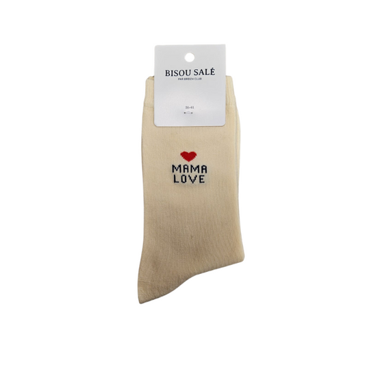 Breizh Club - Chaussette " Mama love "