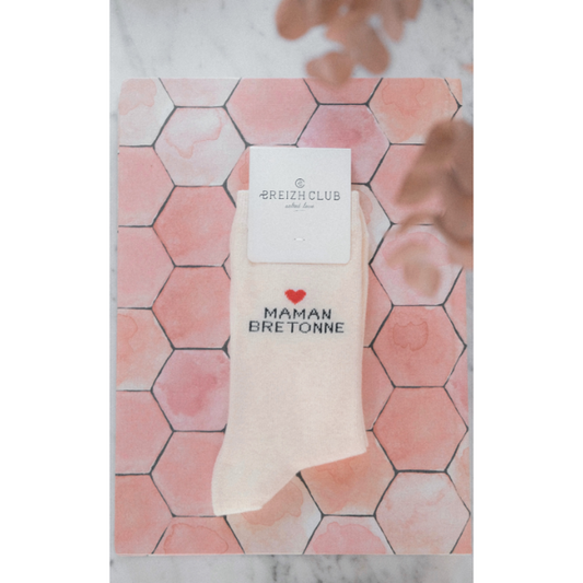 Breizh Club - Chaussette " Maman bretonne "