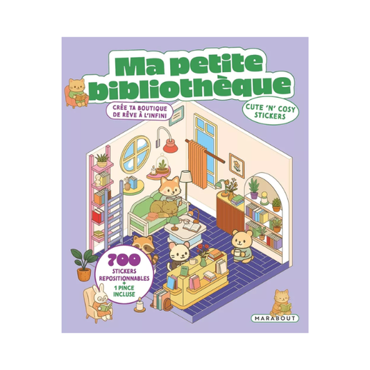 Stickers / Cute 'n' cosy stickers - Ma petite bibliothèque