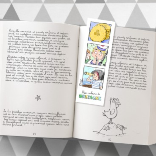 Bobotte - Marque-page à colorier – Bretagne